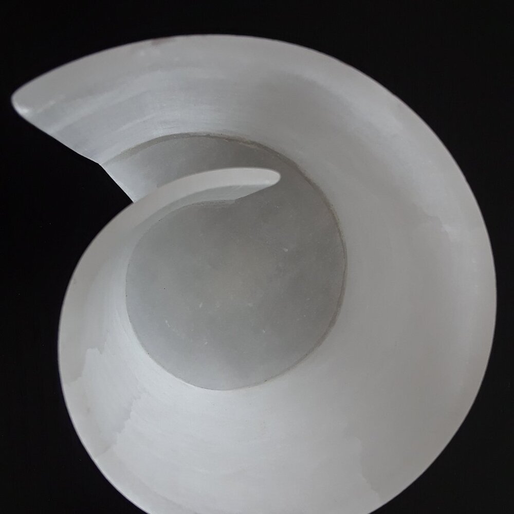 Vintage Hand Carved Genuine Alabaster Decor